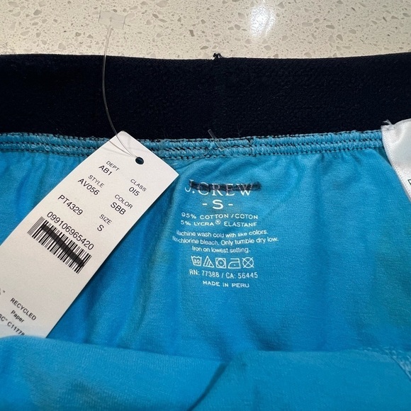 J. Crew 2 Knit Boxer Briefs in Sailboat Blue Print & Yellow NEW 2 pairs NWT - Picture 9 of 15